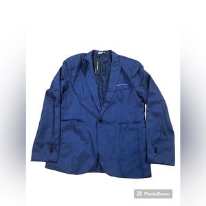 Lars Amadeus Mens Slim-FIt Blazer Size Medium